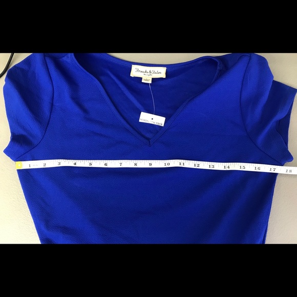 THREADS AND STATES Textured Fit & Flare Dress - Picture 6 of 7